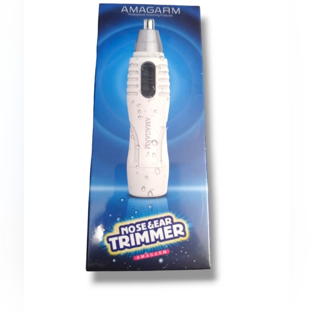 New Ear and Nose Hair Men's and women's Trimmer - White dual edge